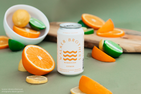 Citrus Non-Alcoholic Kombucha