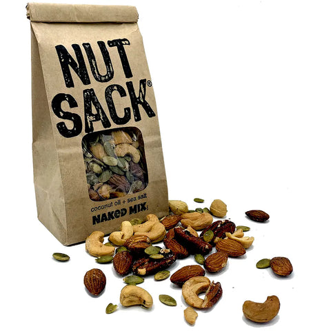 Nutsack Nuts: Naked Mix - Roasted Nuts 12oz