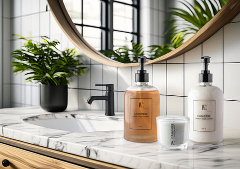 Cashmere Body Wash + Lotion Set