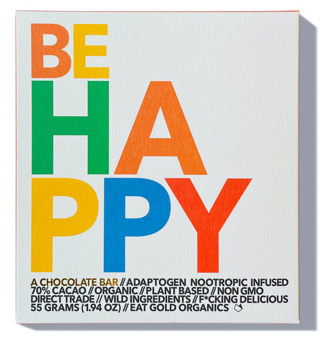 Eat Gold: Be Happy A Functional & Delicious Chocolate Bar