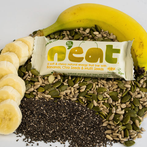 Neat Bananas, Chia Seeds & Multi Seeds Natural Energy Bars