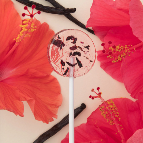 Amborella Organics Vanilla & Hibiscus Lollipop