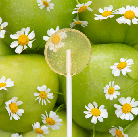 Amborella Organics Green Apple & Chamomile Lollipop