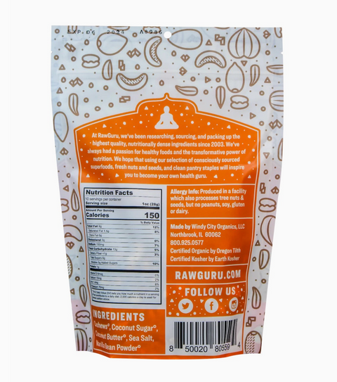RAWGURU Salted Caramel Cashews