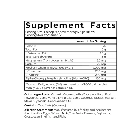 Cymbiotika - Nootropic Creamer Advanced Superfood
