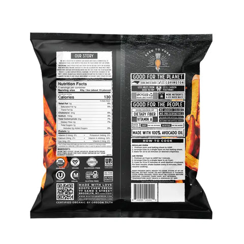 Roots Farm Fresh - Sweet Potato Fries with Avocado Oil