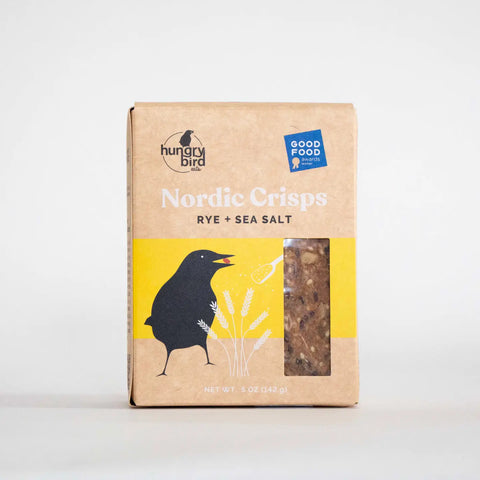 Hungry Bird Nordic Crisps Rye + Sea Salt