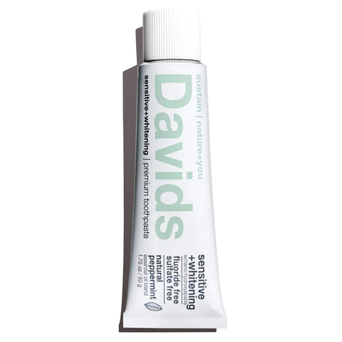 Davids Travel Size Premium Toothpaste / Sensitive+Whitening