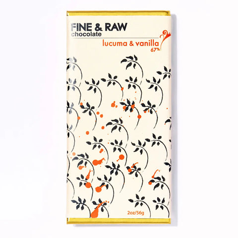 Fine & Raw Chocolate Bar-Lucuma & Vanilla