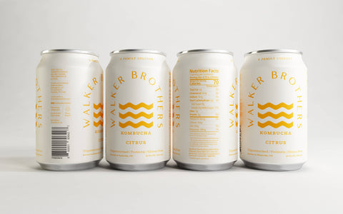 Citrus Non-Alcoholic Kombucha