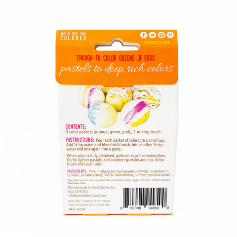 Natural Easter Egg Paint Set-Plant Based Colors