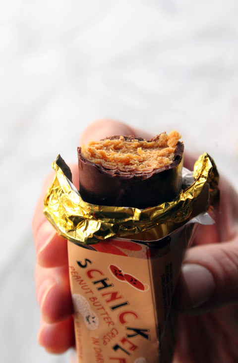 Schnickelfritz: Peanut Butter Crisp Candy Bar (vegan)