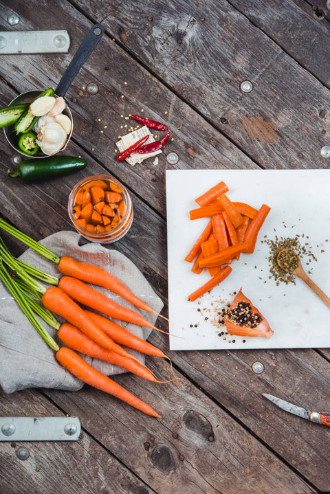 Carriots of Fire - Pickled Carrot Sticks