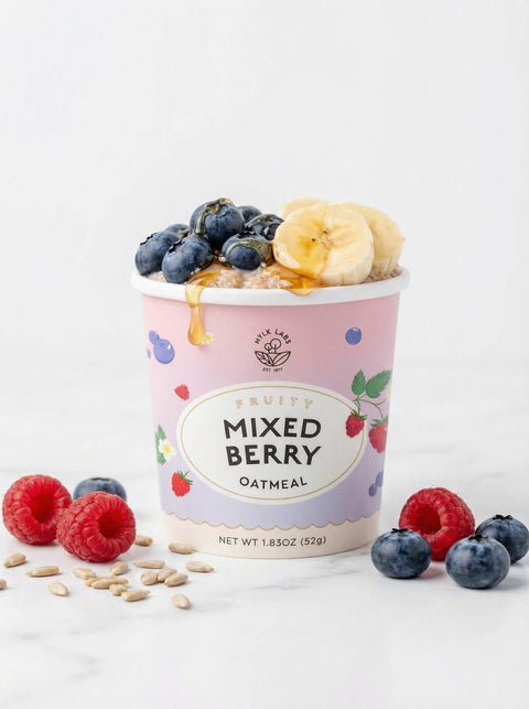 Nut-Free Mixed Berry Oatmeal Cup