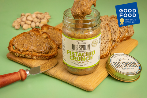 Pistachio Crunch Almond Butter: Mini 3oz Jar