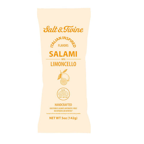Salt and Twine Limoncello Salami