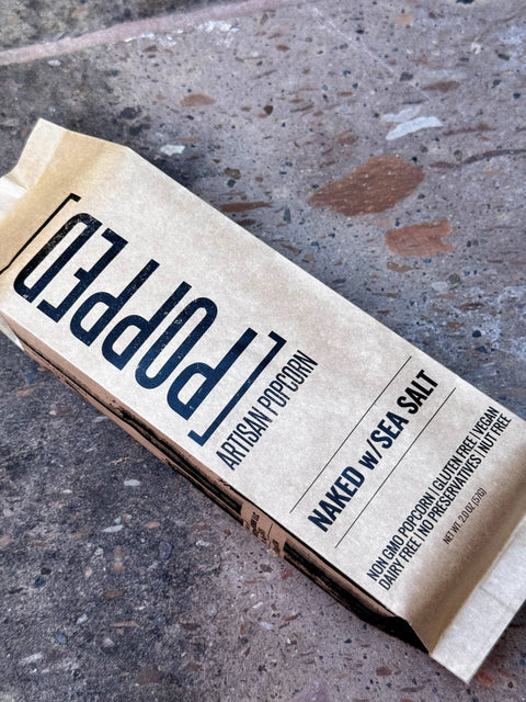Naked W/ Sea Salt Artisan Popcorn