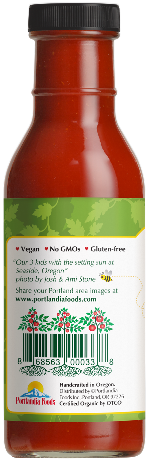 Portland Organic Ketchup 14oz Glass Btls