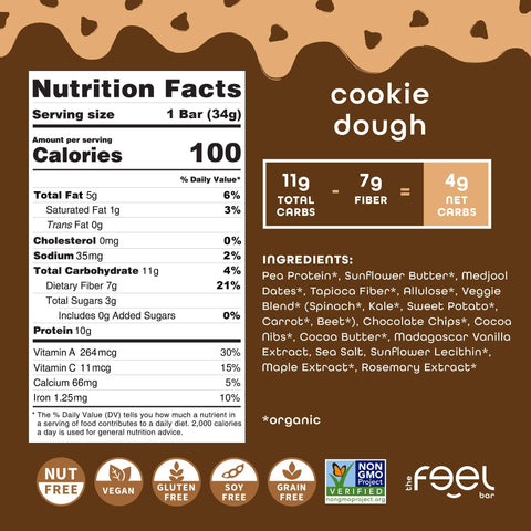 Kids Feel Bar Cookie Dough