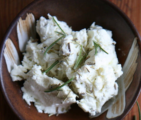 Fresh Spreadable Sheep's Milk Cheese - Rosemary 3.5 oz