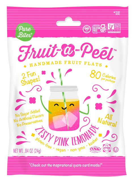 Fruit-a-Peel Zesty Pink Lemonade Fruit Flats