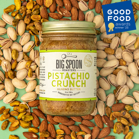 Pistachio Crunch Almond Butter: 13oz Jar