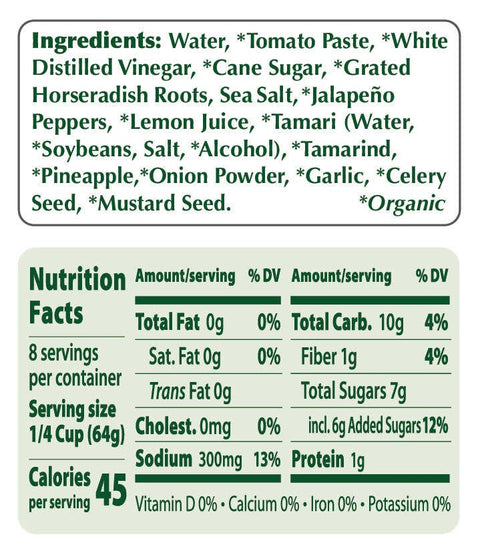 Portland Organic Cocktail Sauce 17oz