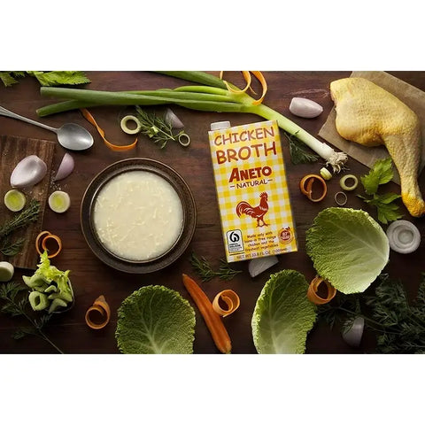 Aneto Chicken Broth 33.8oz (1L)