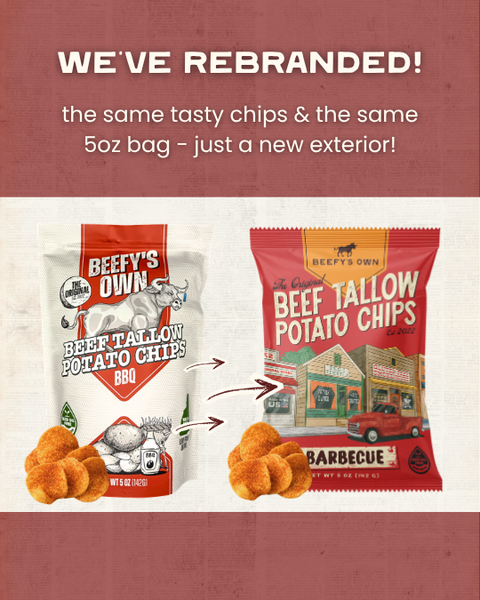 Beef Tallow Potato Chips - Barbecue