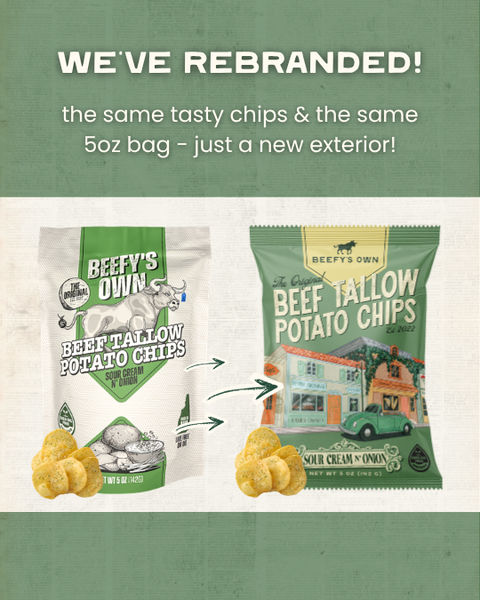 Beef Tallow Potato Chips - Sour Cream N' Onion