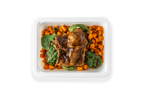 Spiced Pear Roasted Chicken