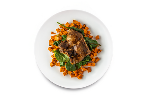 Spiced Pear Roasted Chicken