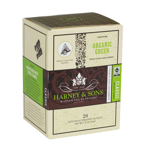 Harney & Sons Organic Green Citrus & Ginkgo