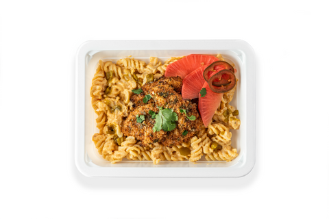 Hatch Chili Mac & Cheese w/ Cilantro Lime Chicken