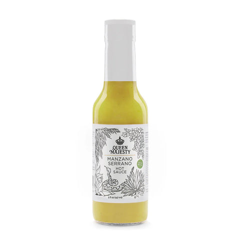 Queen Majesty Manzano Serrano Hot Sauce 5oz.