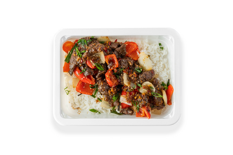 Mongolian Beef & Rice