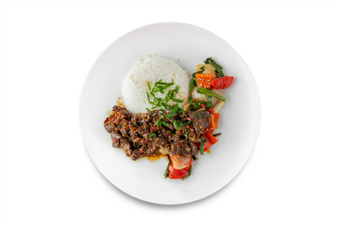 Mongolian Beef & Rice