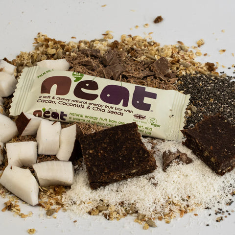 Neat Cacao, Coconuts & Chia Seeds Natural Energy Bars