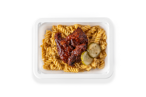 Mac & Cheese with Nashville Hot Chicken Tenders