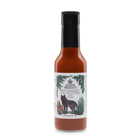 Queen Majesty Red Habanero & Black Coffee Hot Sauce 5oz.