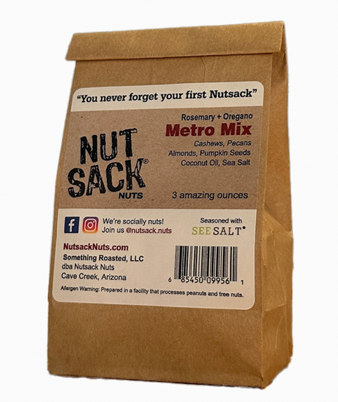 Nutsack Nuts: Metro Mix-Roasted Nuts 12 oz