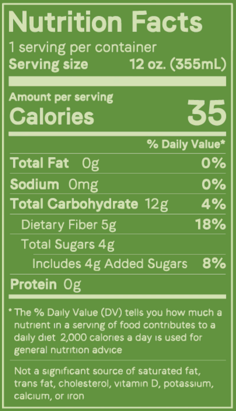 Mayawell Prebiotic Soda Pear Lime