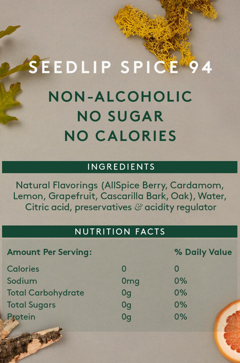 Seedlip Spice 94 Non-Alcoholic Spirit