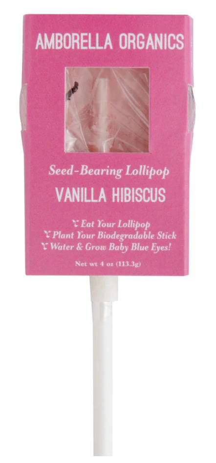 Amborella Organics Vanilla & Hibiscus Lollipop