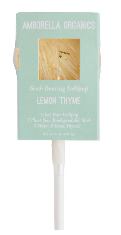 Amborella Organics Lemon & Thyme Lollipop