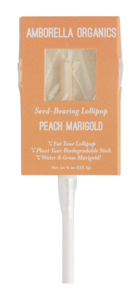 Amborella Organics Peach & Marigold Lollipop