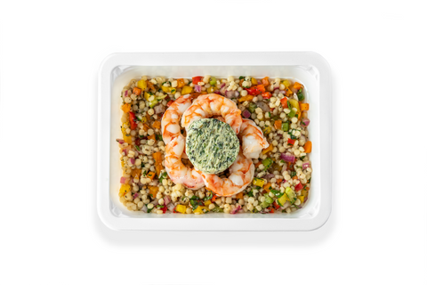 Garlic & Herb Shrimp w/ Mediterranean Couscous