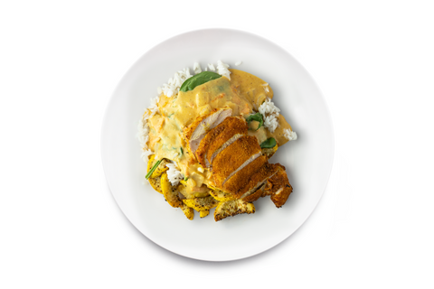 Yellow Thai Curry Chicken Thighs w/Squash & Spinach
