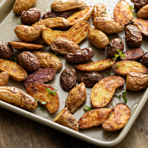 Thanksgiving Fall Herb Roasted Fingerling Potatoes