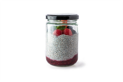 Vegan Winter Berry Chia Pudding